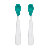 OXO TOT Feeding Spoon Set-Soft Silicone-Teal_1 - ANB Baby